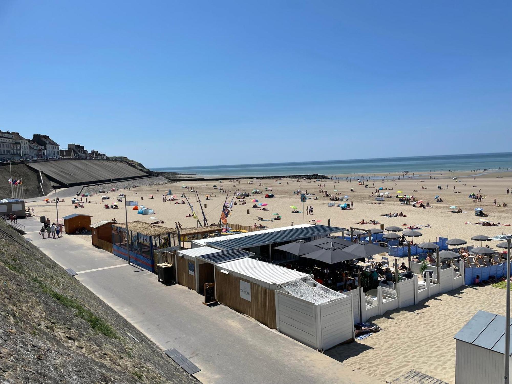 Mobil-Home Vue Sur Mer Le Portel Esterno foto